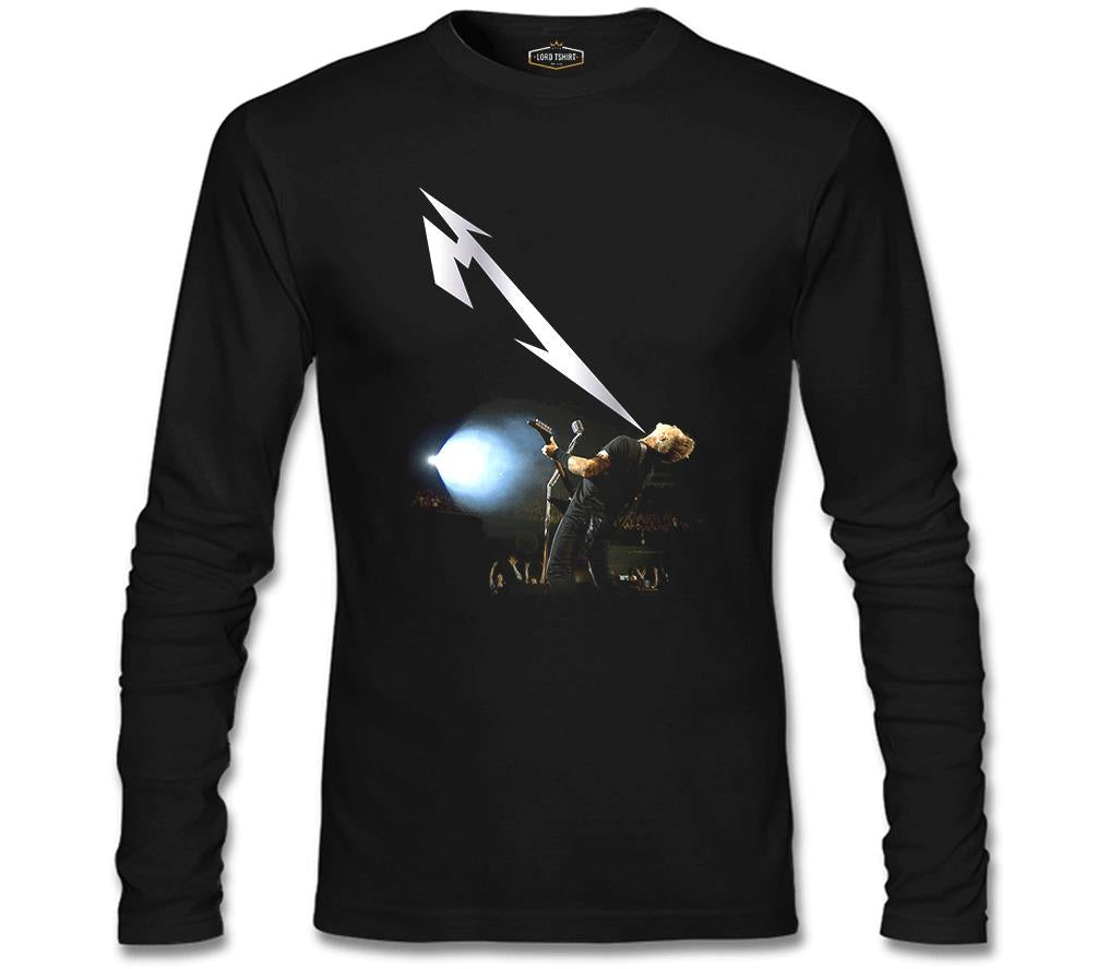 Metallica - James Light Black Men's Sweatshirt