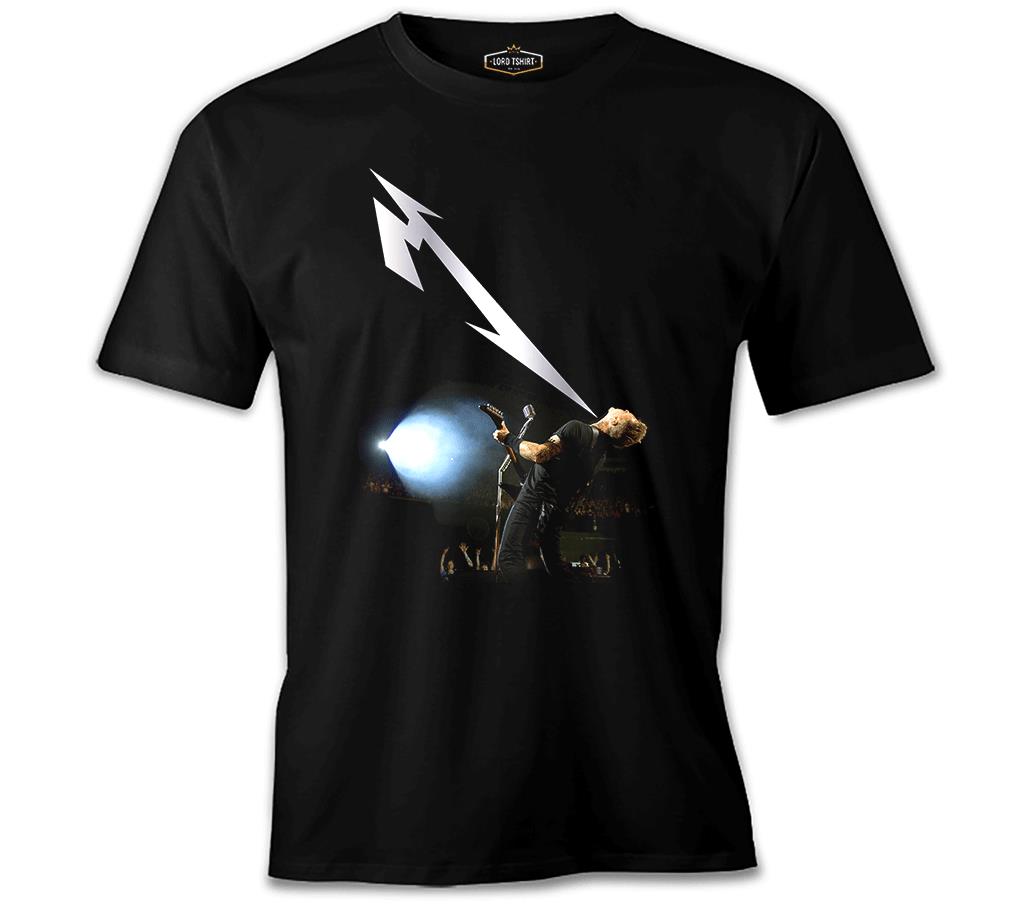Metallica - James Light Siyah Erkek Tshirt