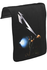 Metallica - James Light Unisex Siyah Tak-Çıkar Postacı Çanta Kapağı CK-116