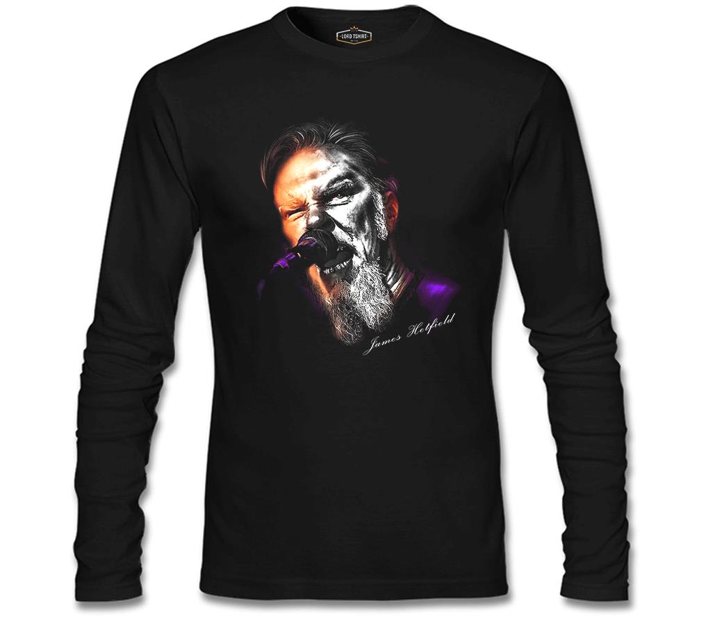 Metallica - James Microphone Black Men's Sweatshirt