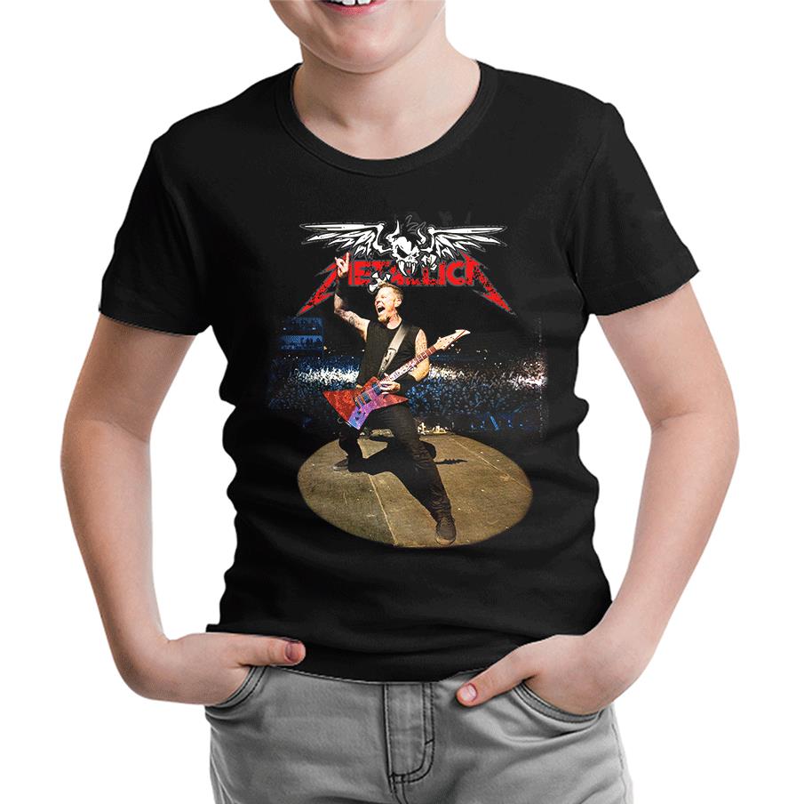 Metallica - James Siyah Çocuk Tshirt