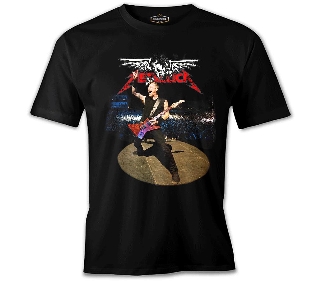 Metallica - James Siyah Erkek Tshirt