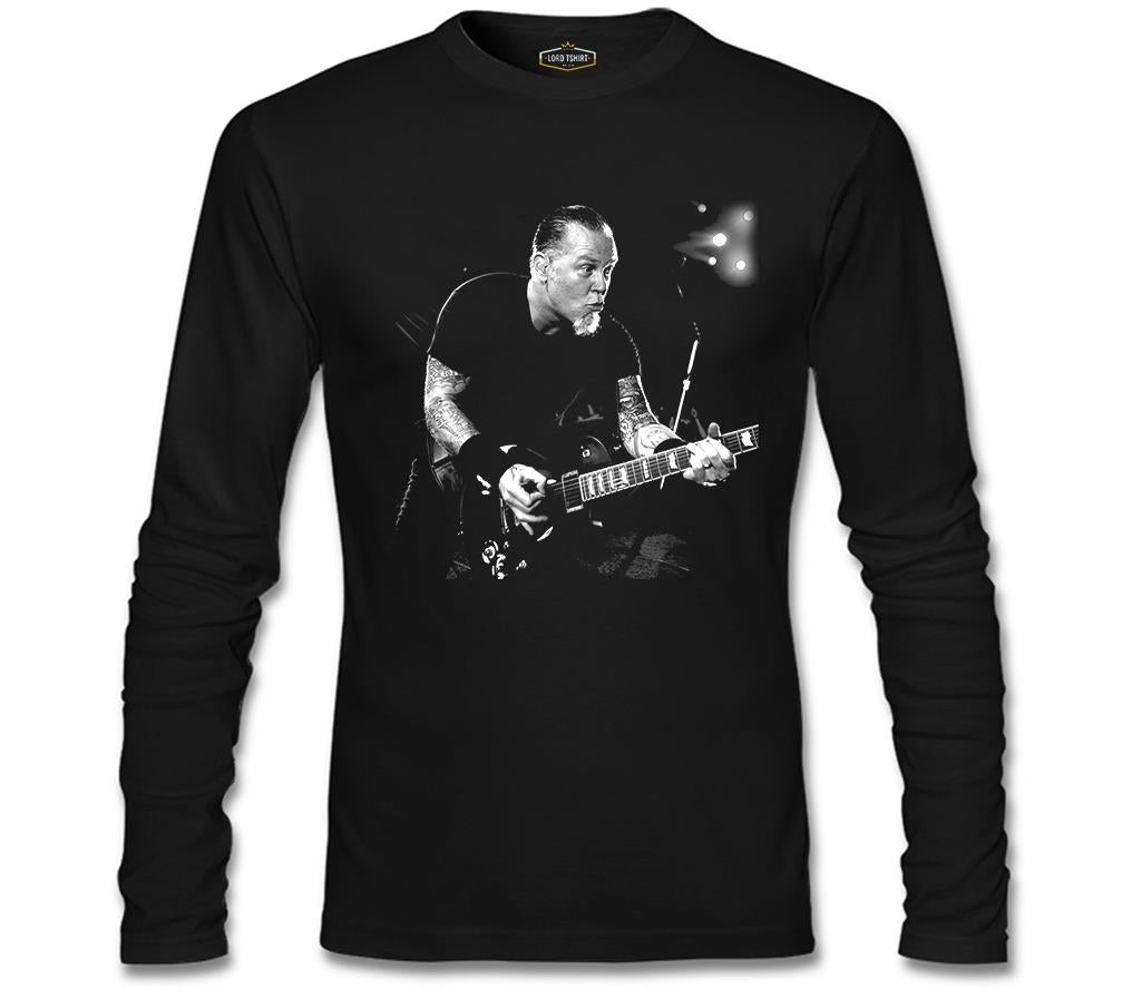 Metallica - James Solo Siyah Erkek Sweatshirt