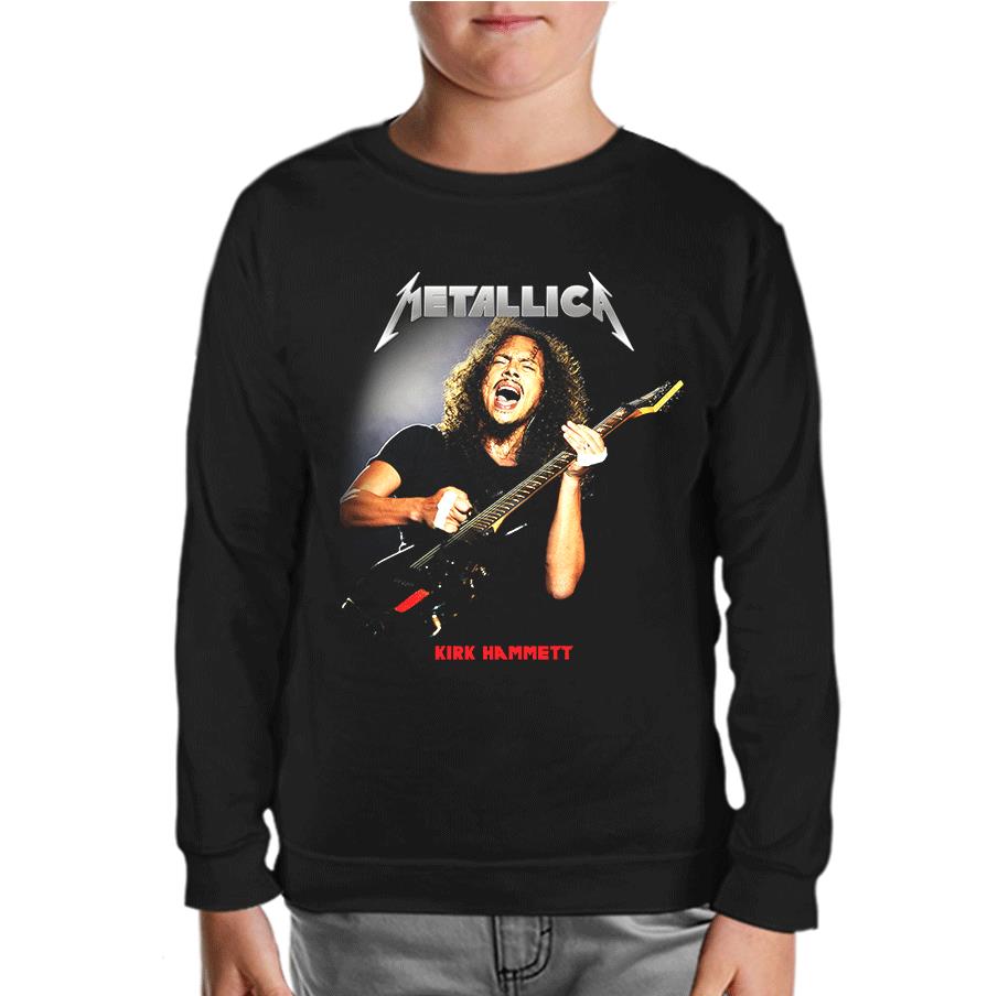 Metallica - Kirk Hammett Siyah Çocuk Sweatshirt