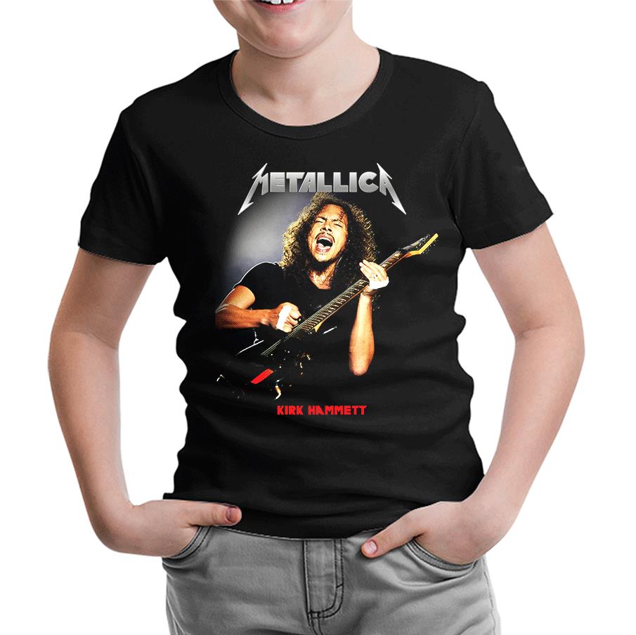 Metallica - Kirk Hammett Siyah Çocuk Tshirt