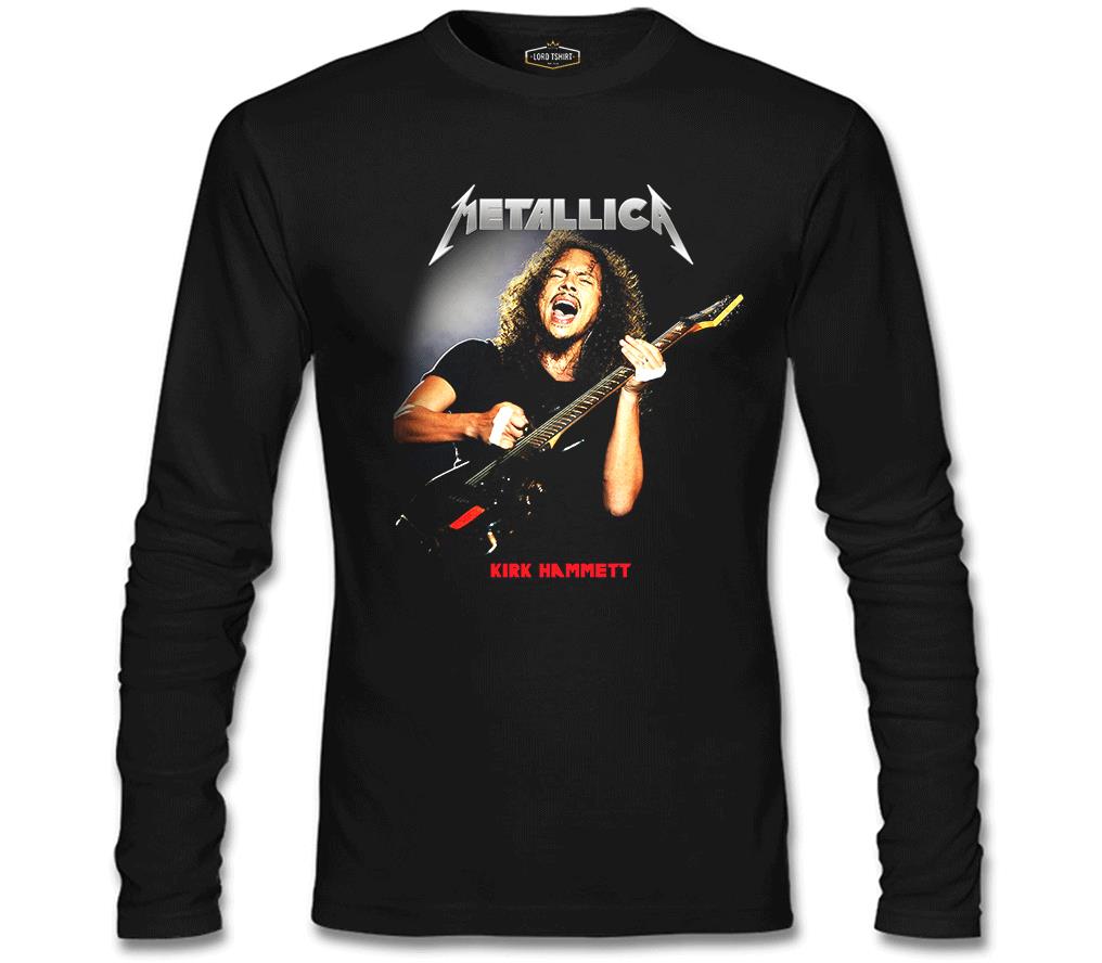 Metallica - Kirk Hammett Siyah Erkek Sweatshirt