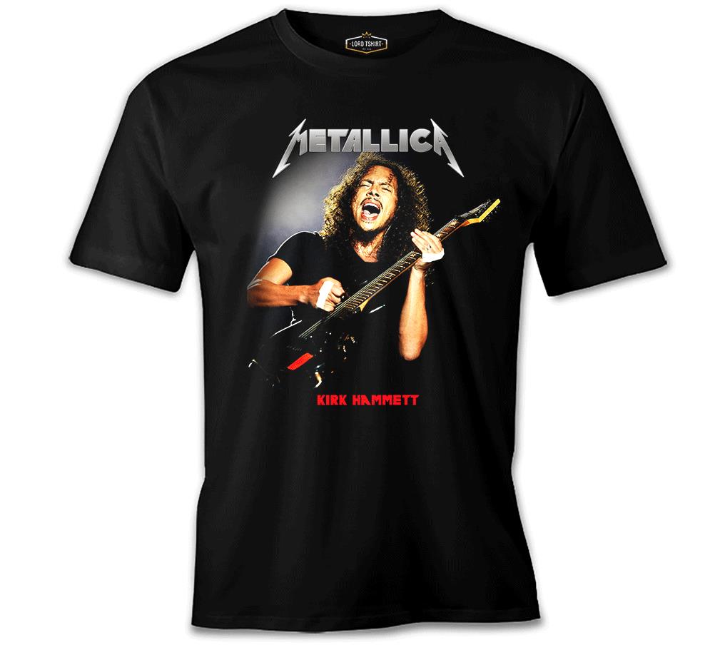 Metallica - Kirk Hammett Siyah Erkek Tshirt