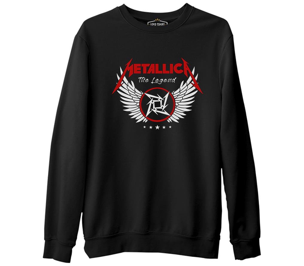 Metallica - Legend Siyah Erkek Kalın Sweatshirt