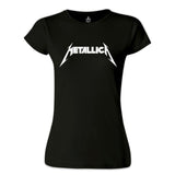 Metallica - Logo II Siyah Kadın Tshirt