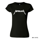 Metallica - Logo II Siyah Kadın Tshirt