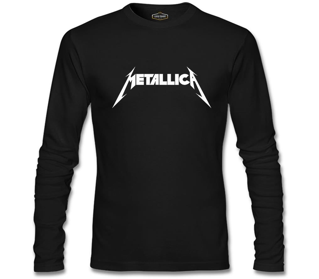Metallica - Logo II Siyah Erkek Sweatshirt
