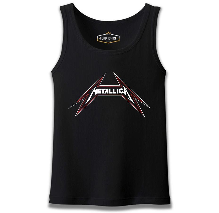 Metallica - Logo Siyah Erkek Atlet