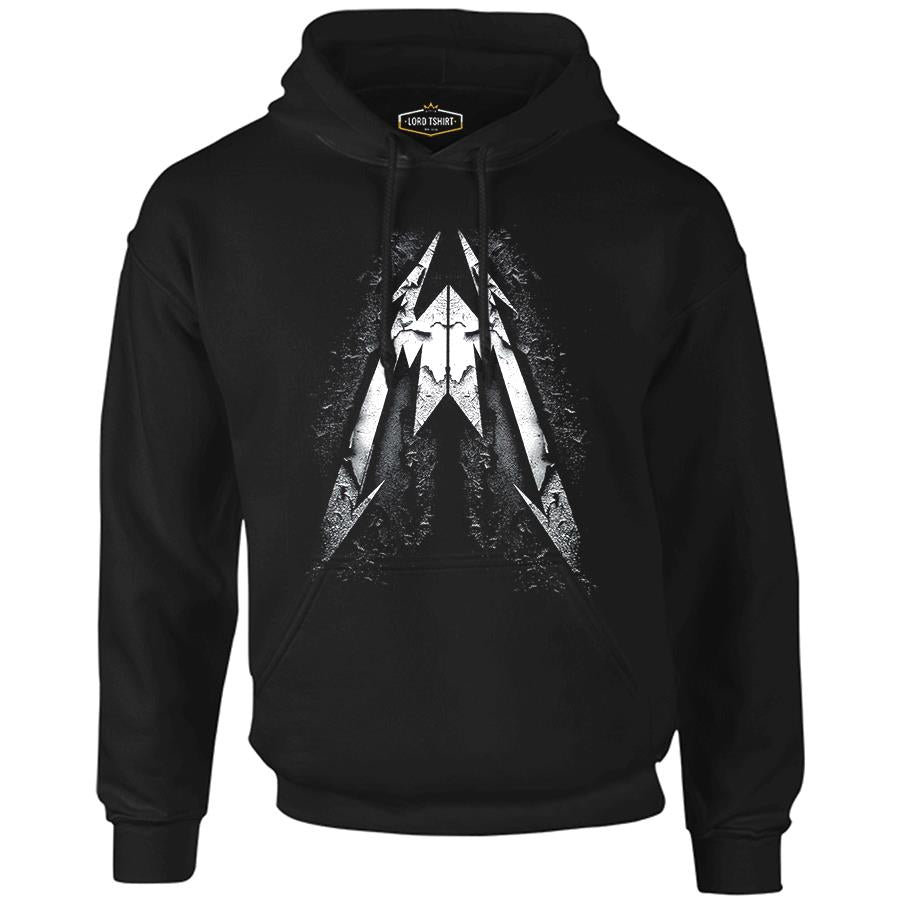 Metallica Logo Black Men's Zipperless Hoodie