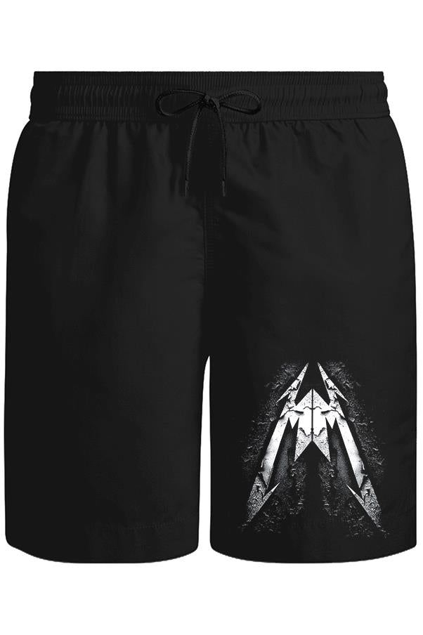 Metallica Logo Unisex Siyah Şort