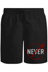 Metallica - Never Logo Unisex Siyah Şort