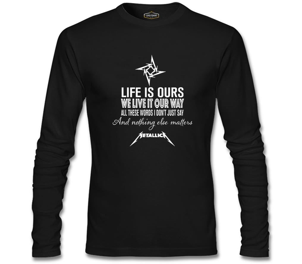 Metallica - Nothing Else Matters Black Men's Sweatshirt