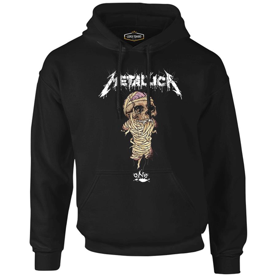 Metallica - One Black Men's Zipperless Hoodie