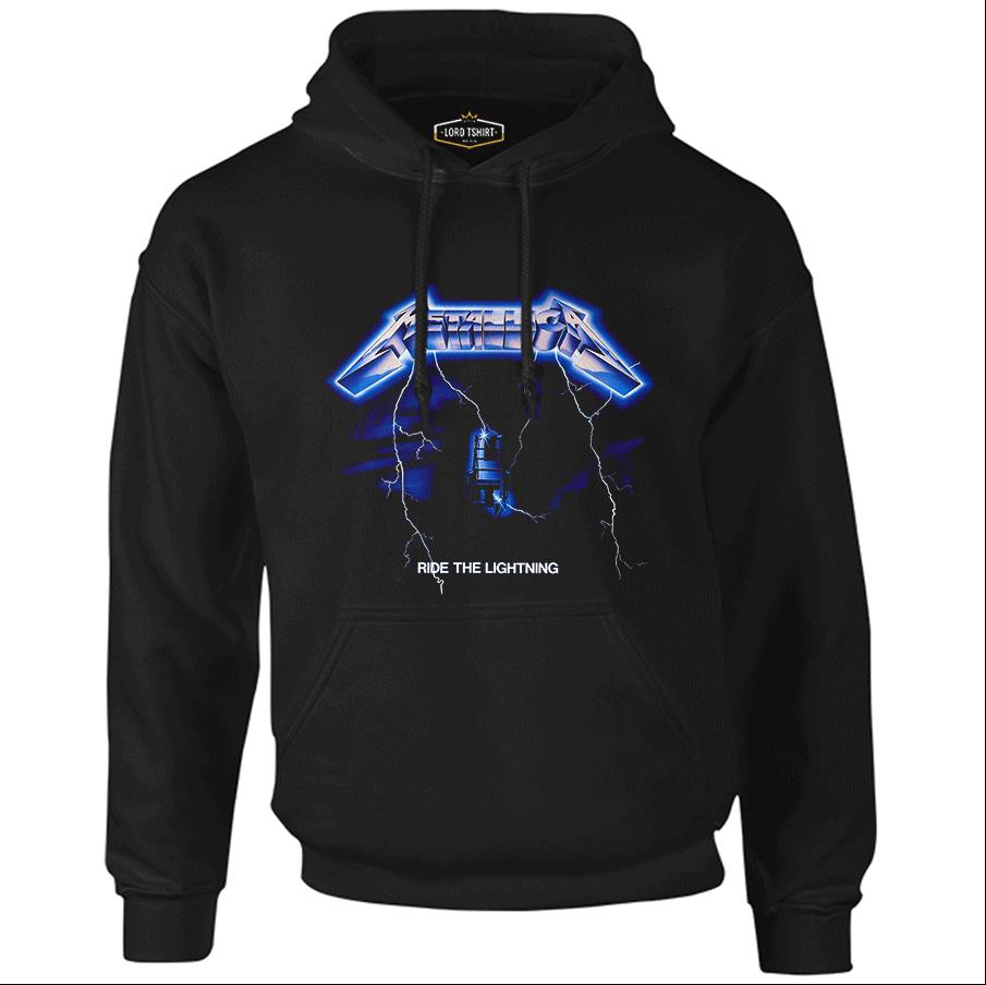 Metallica - Ride the Lightning Black Men's Zipperless Hoodie