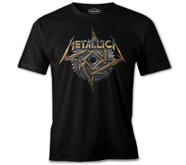 Metallica - Saw Blade Black Men's Tshirt