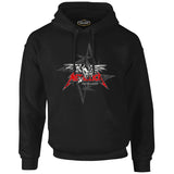 Metallica - Seek and Destroy Logo Siyah Erkek Fermuarsız Kapşonlu