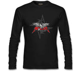 Metallica - Seek and Destroy Logo Siyah Erkek Sweatshirt