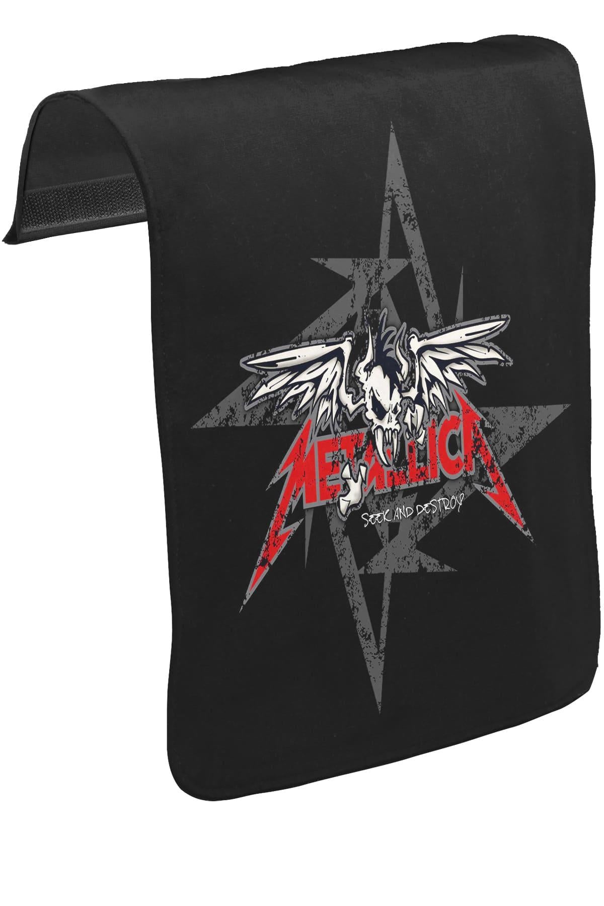 Metallica - Seek and Destroy Logo Unisex Black Snap-On Messenger Bag Cover CK-1333 