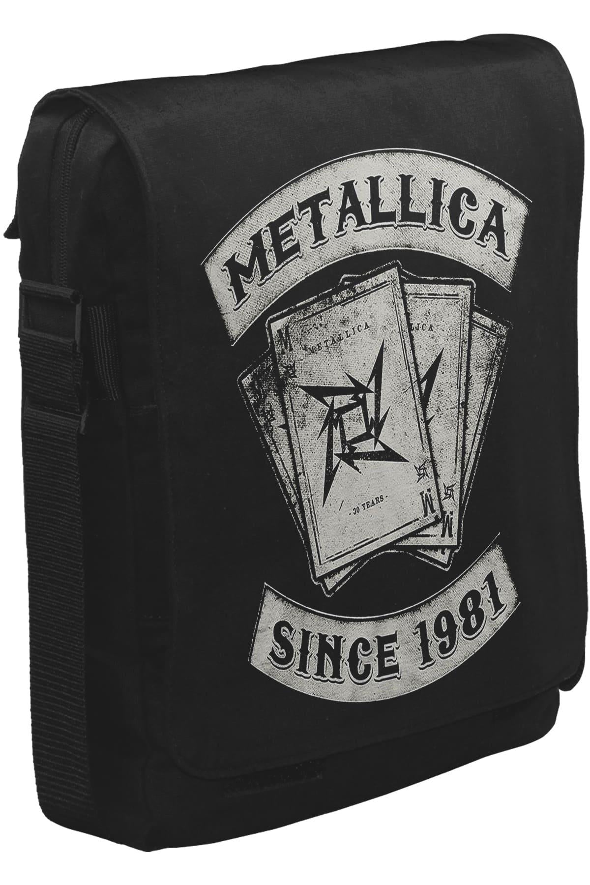 Metallica - Since 1981 Unisex Siyah Postacı Çanta