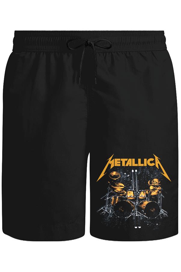 Metallica - Sticks Unisex Siyah Şort