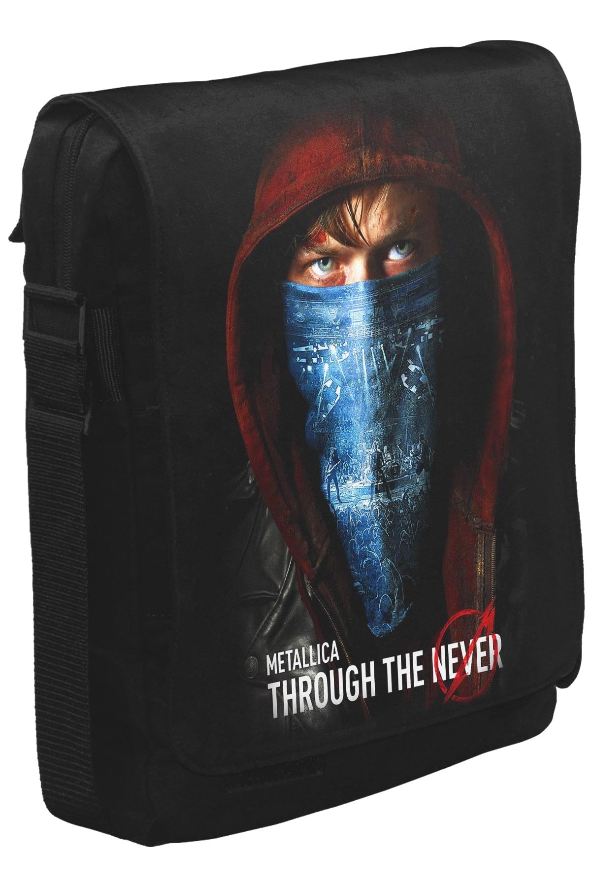 Metallica - Through The Never Unisex Siyah Postacı Çanta