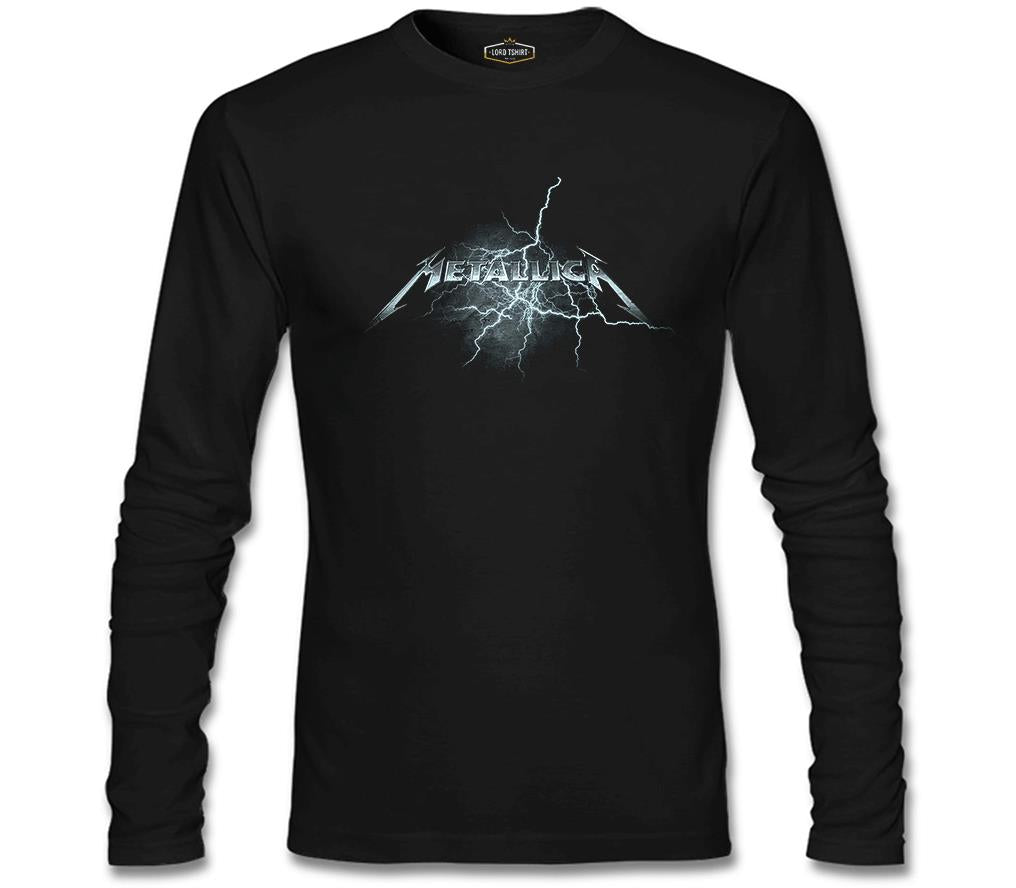 Metallica - Thunder Siyah Erkek Sweatshirt