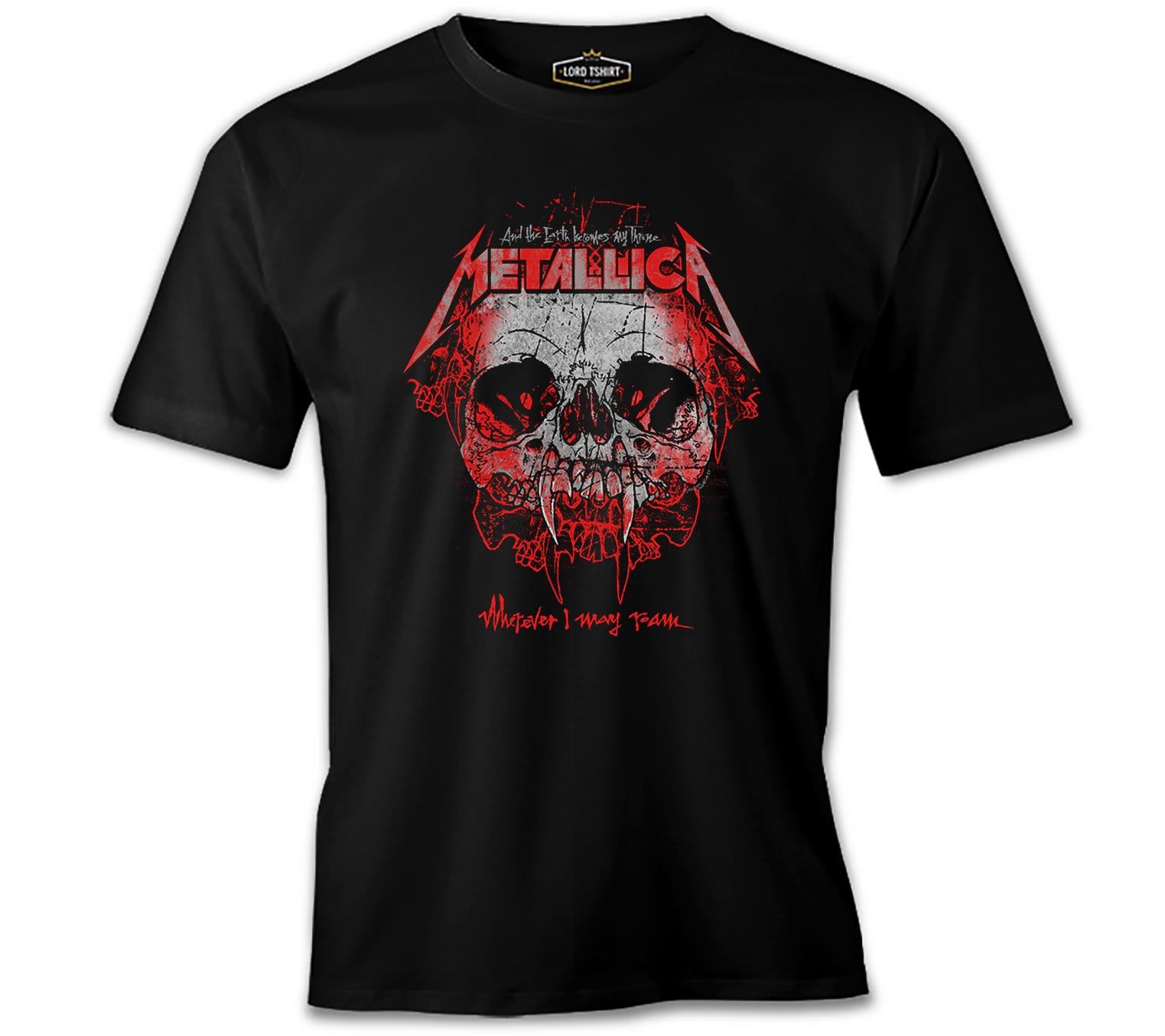 Metallica - Wherever I May Roam Siyah Erkek Tshirt