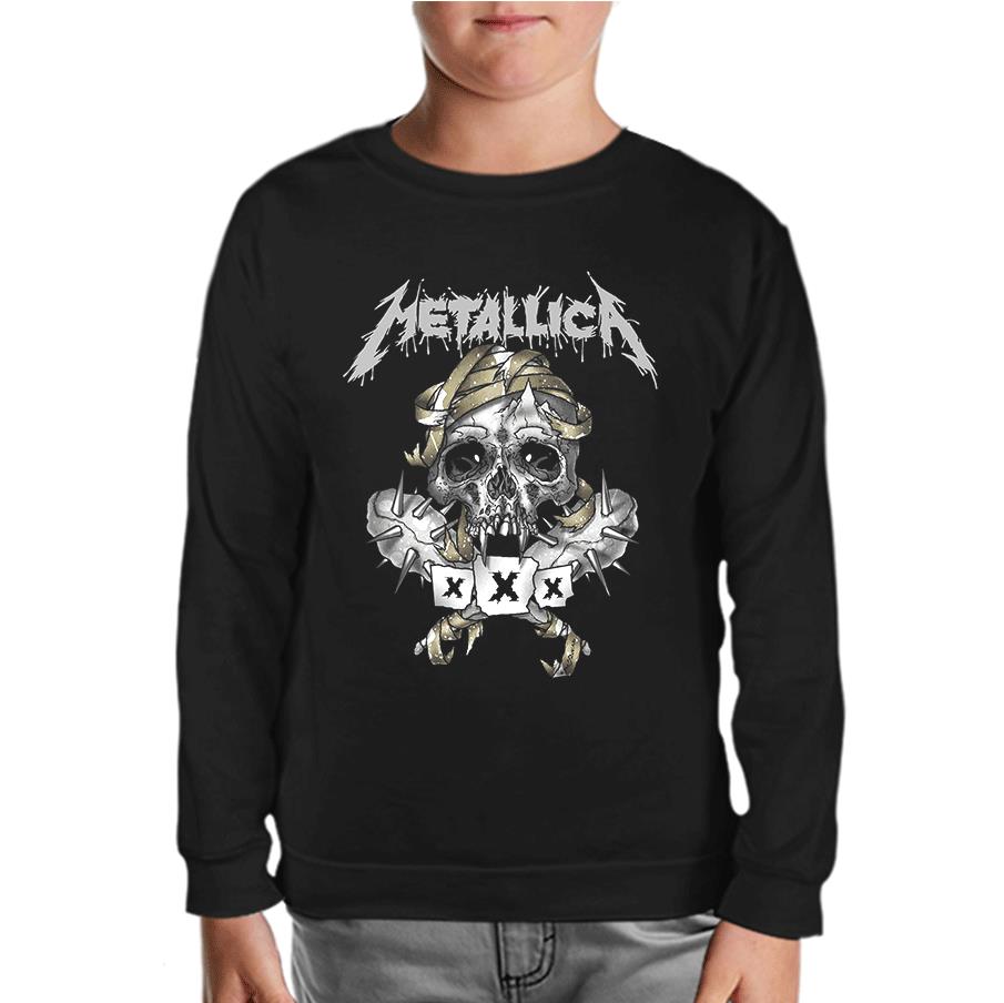 Metallica - X - X Black Kids Sweatshirt