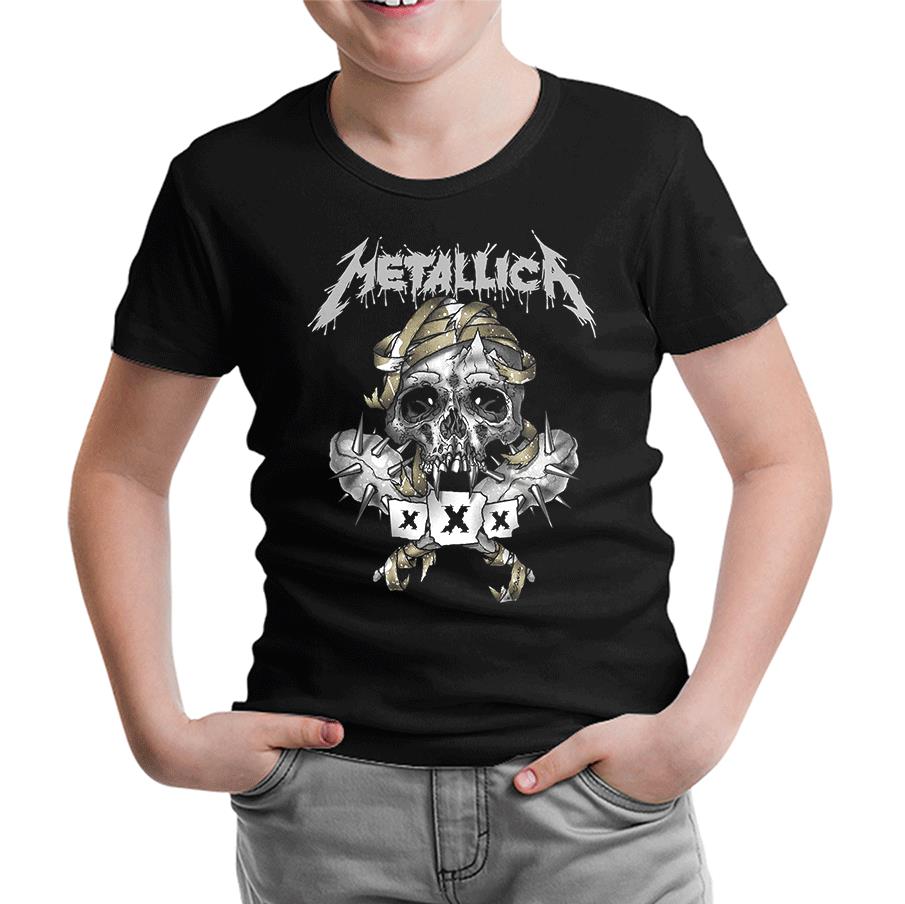 Metallica - X - X Siyah Çocuk Tshirt