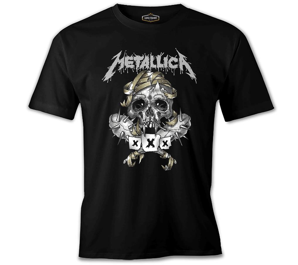 Metallica - X - X Siyah Erkek Tshirt