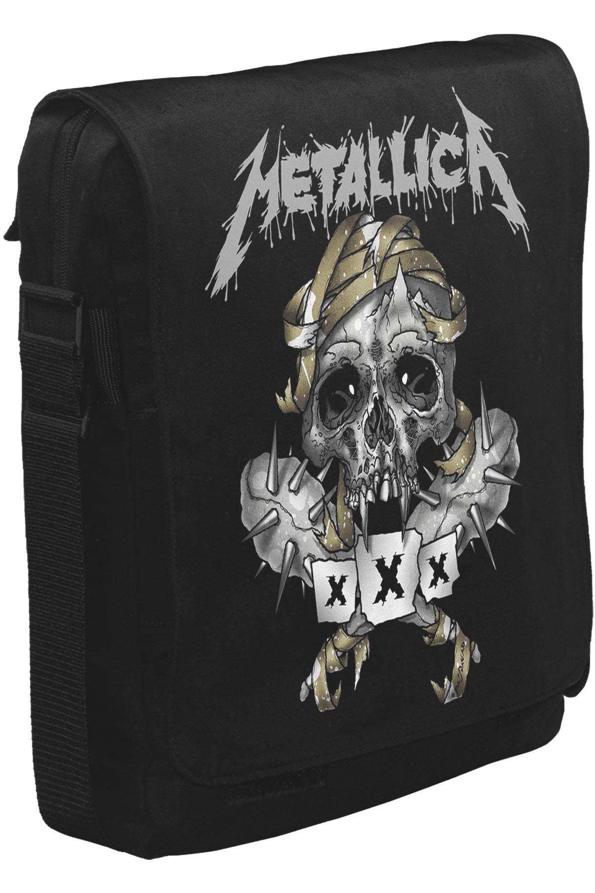Metallica - xXx Unisex Siyah Postacı Çanta