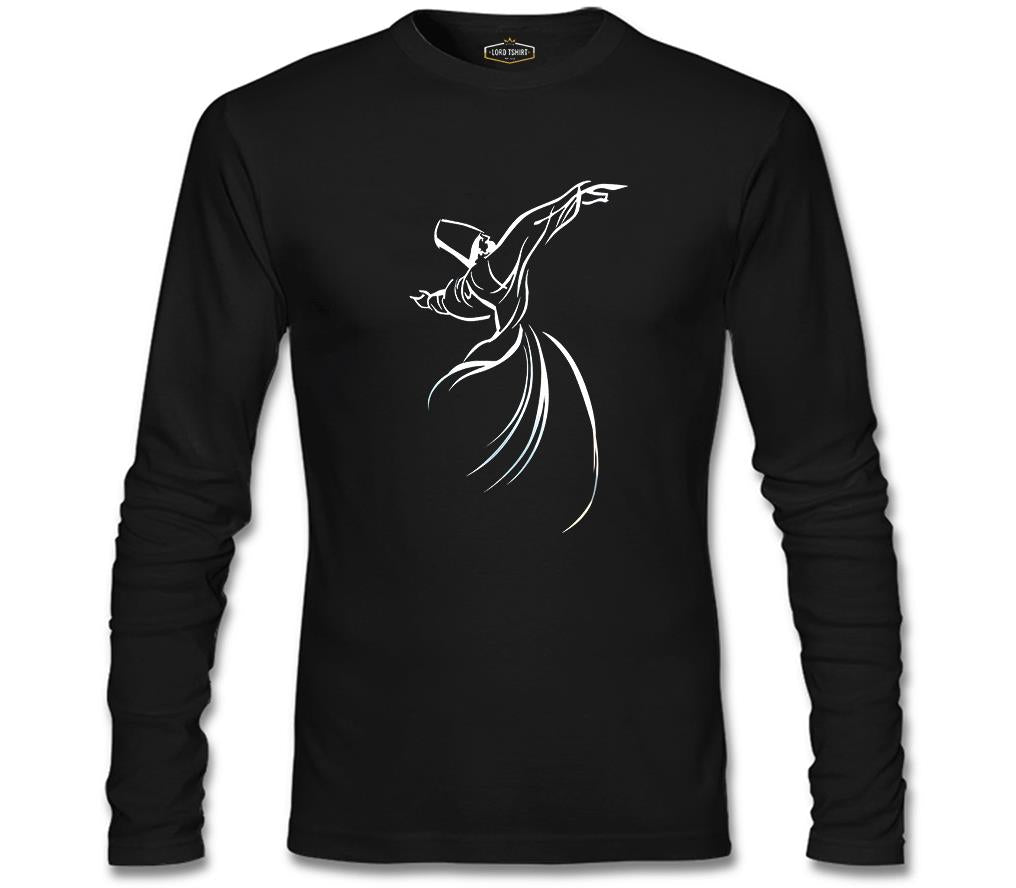 Mevlana Siyah Erkek Sweatshirt