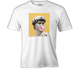 Michelangelo - Behind David Bubble Gum White Men's T-Shirt