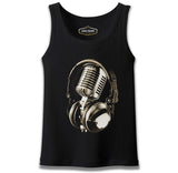 Microphone & Headphone Siyah Erkek Atlet