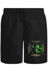 Minecraft 5 Unisex Black Shorts