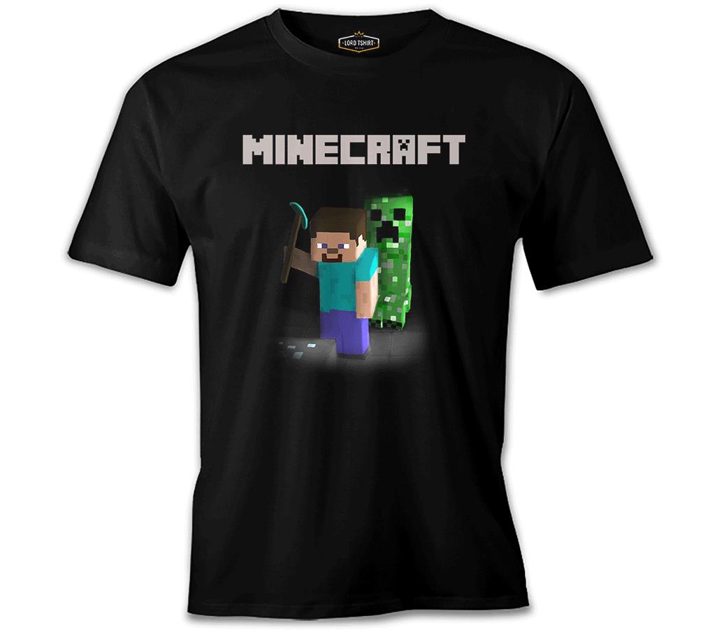 Minecraft - 7 Siyah Erkek Tshirt