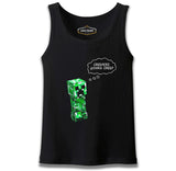 Minecraft - Creepers Gonna Creep Siyah Erkek Atlet