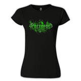 Minecraft - Creepers Siyah Kadın Tshirt