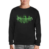Minecraft - Creepers Black Kids Sweatshirt