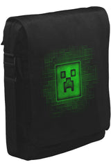 Minecraft II Unisex Siyah Postacı Çanta