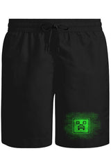 Minecraft II Unisex Siyah Şort