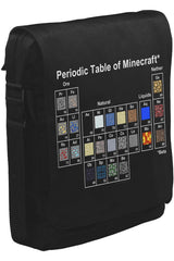 Minecraft - Periodic Table Unisex Siyah Postacı Çanta