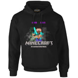 Minecraft - Survival of the Fittest Black Men's Zipperless Hoodie