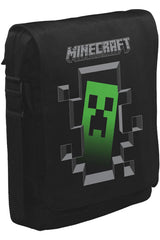 Minecraft Unisex Siyah Postacı Çanta