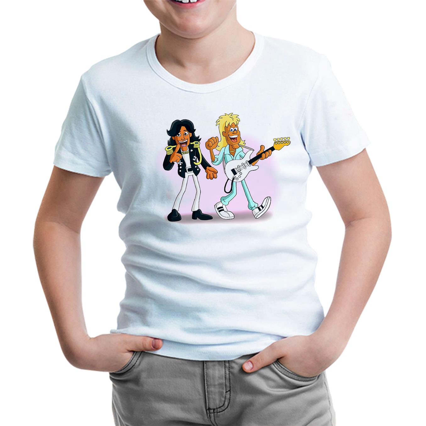 Modern Talking - Gitar Beyaz Çocuk Tshirt