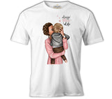 Mom Life Anneler Günü Beyaz Unisex Tshirt